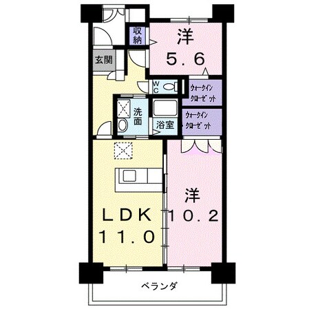 カーサ　ソレアードの物件間取画像